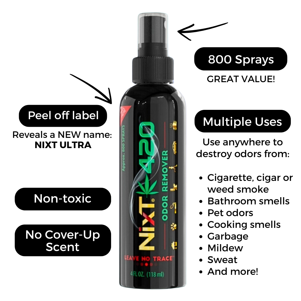 NixT 420 Permanent Odor Remover - 4oz bottle